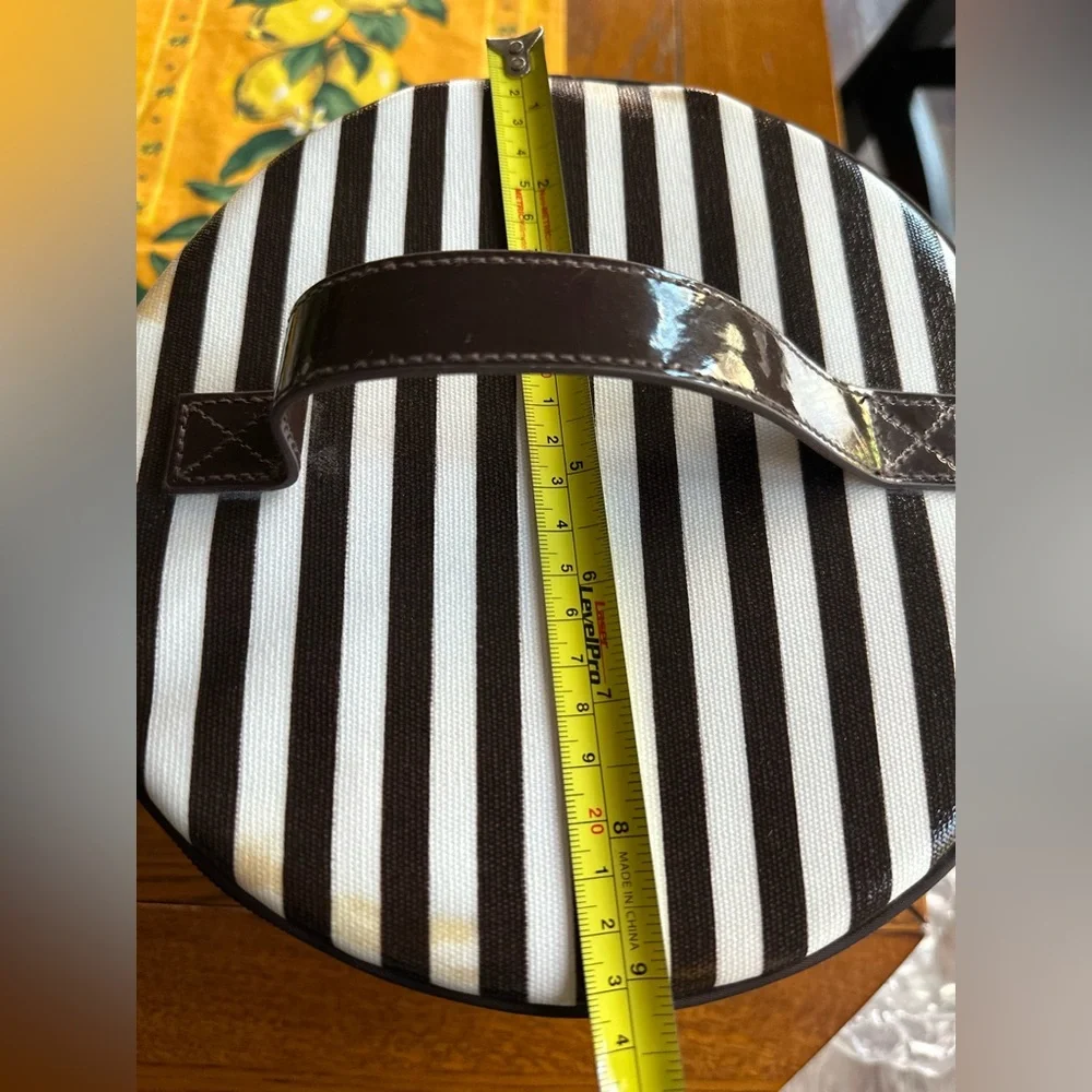 Henri Bendel Centennial Stripes Vintage Train Case Please Read